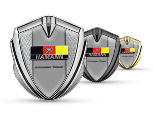 Hamann Silikon Emblem Abzeichen Luxus Design Legierung Kante